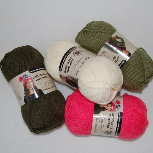 Mixed Lot of 4, 18 oz, Impeccable Yarn, #4 Worsted - Picture 2 of 7